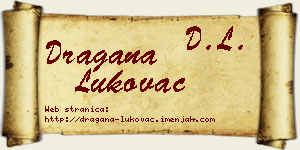 Dragana Lukovac vizit kartica